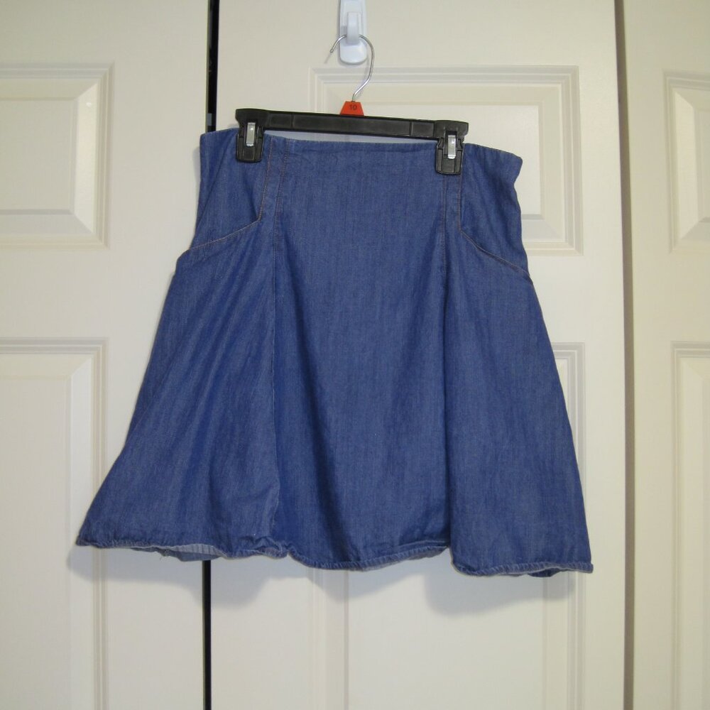 Blue Denim Skirt